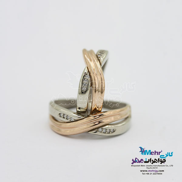حلقه ست طلا - طرح رینگ