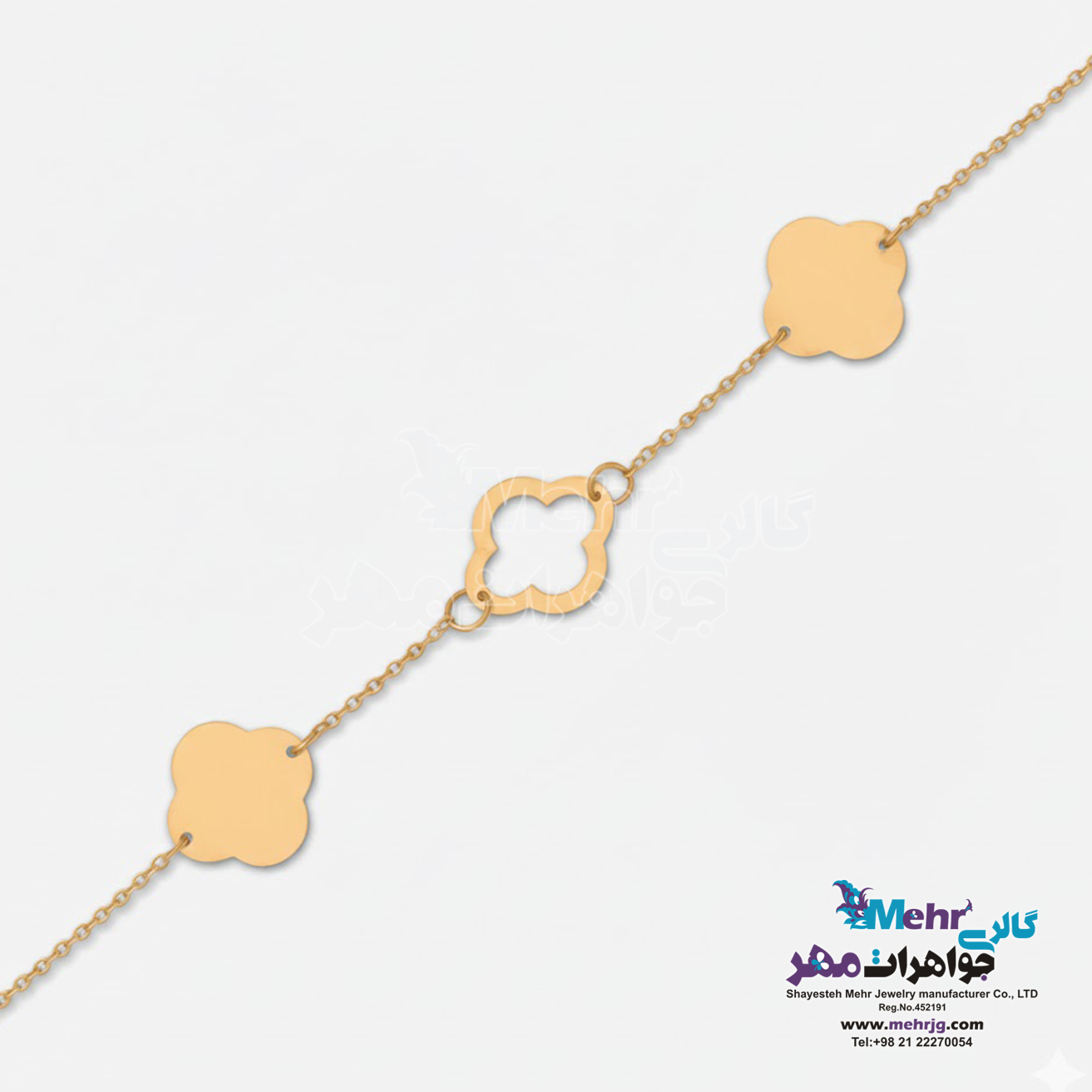 دستبند طلا - طرح ونکلیف