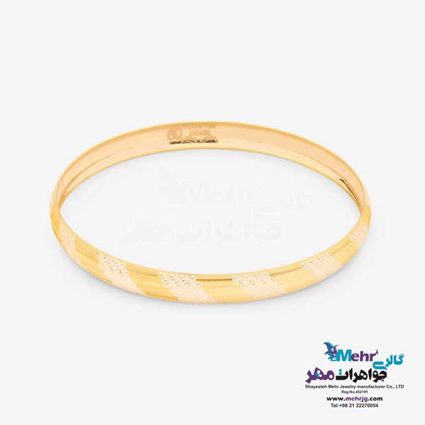 النگو طلا دست اول کم اجرت - طرح تراش سایز 2