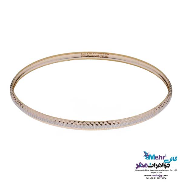 النگو طلا دست اول کم اجرت - طرح تراش سایز 2