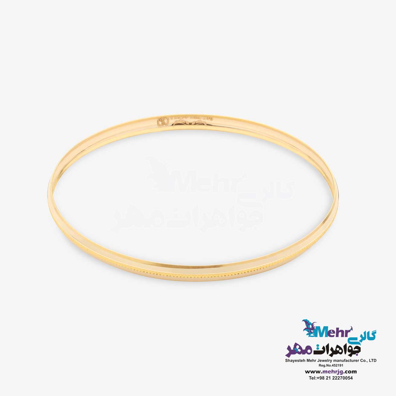 النگو طلا دست اول کم اجرت - طرح تراش سایز 2
