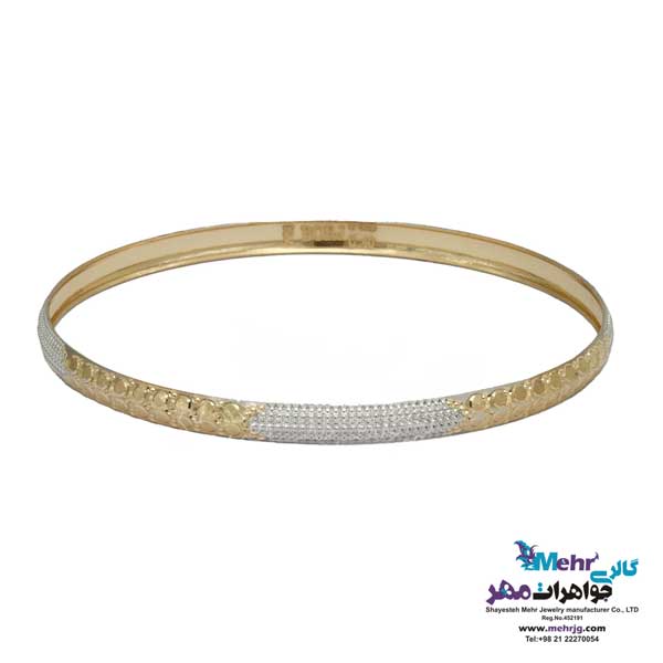 النگو طلا دست اول کم اجرت - طرح تراش سایز 3