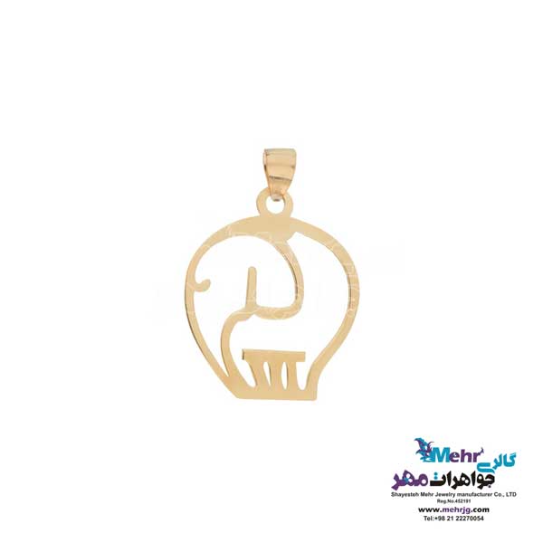 نیم ست طلا دست اول کم اجرت - طرح فیل