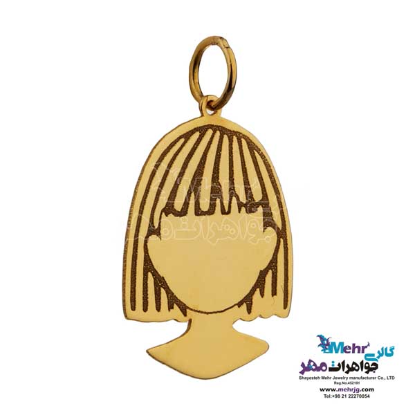 گردنبند طلا دست اول کم اجرت - طرح گیسو