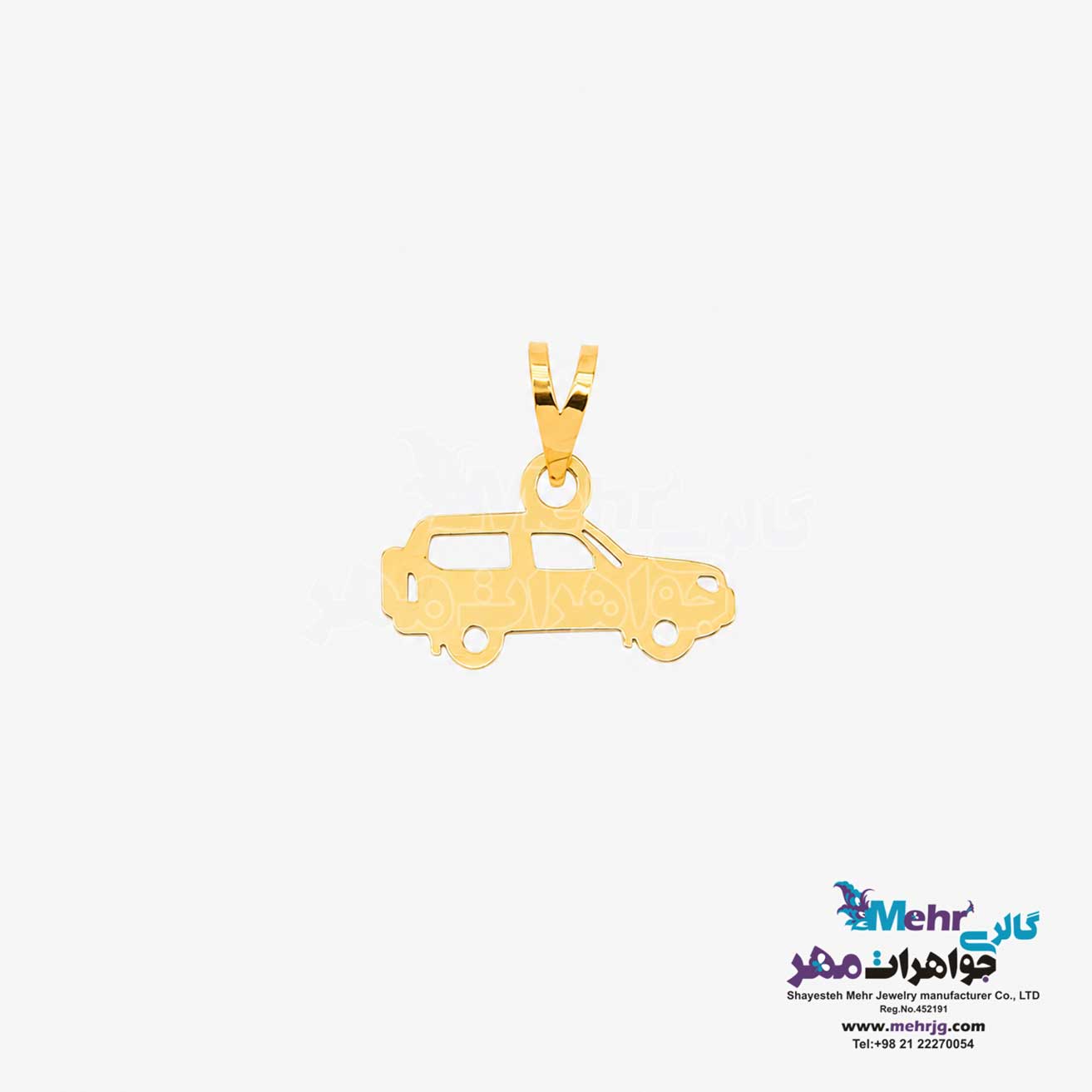 آویز طلا - طرح ماشین