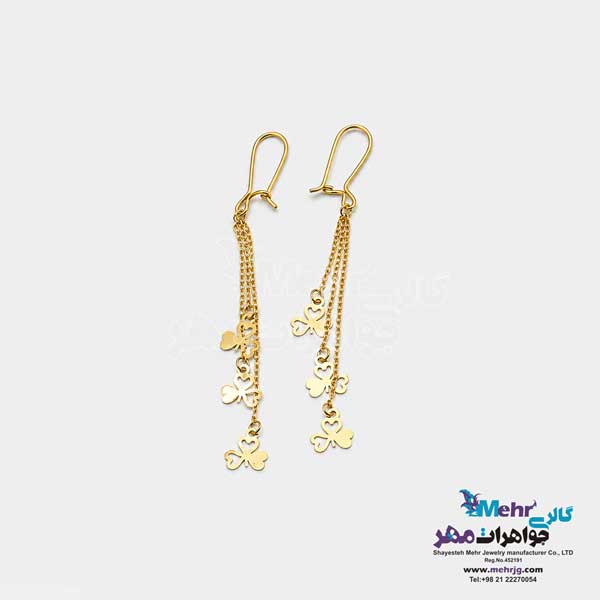 سرویس طلا - طرح پولکی و شبدر
