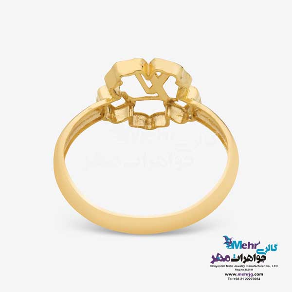 نیم ست طلا - طرح لویی ویتون
