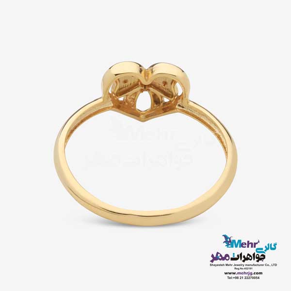نیم ست طلا - طرح پاپیون