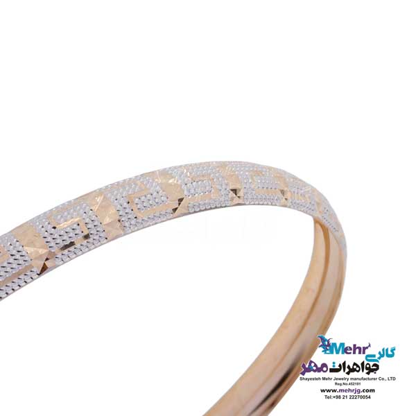 النگو طلا دست اول کم اجرت - طرح تراش سایز 2