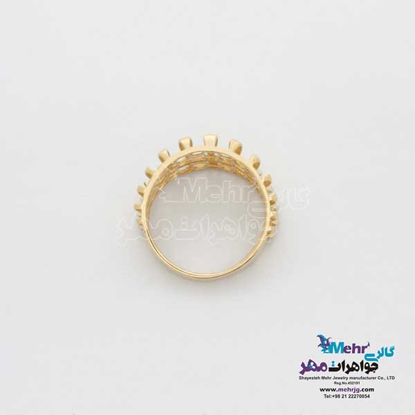 انگشتر طلا - طرح توری