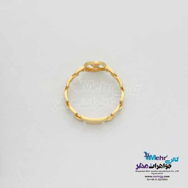 انگشتر طلا -طرح لویی ویتون