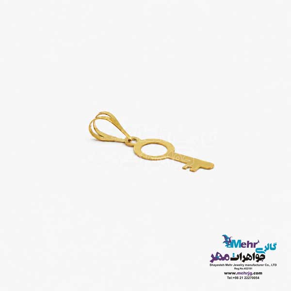 آویز طلا - طرح کلید