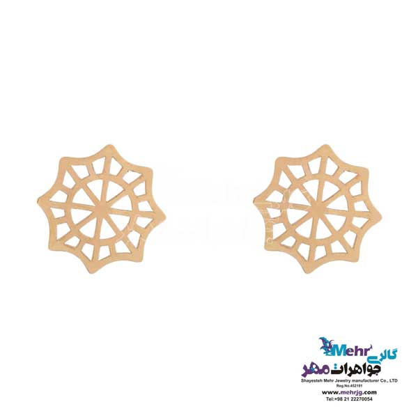 نیم ست طلا دست اول کم اجرت - طرح هندسی