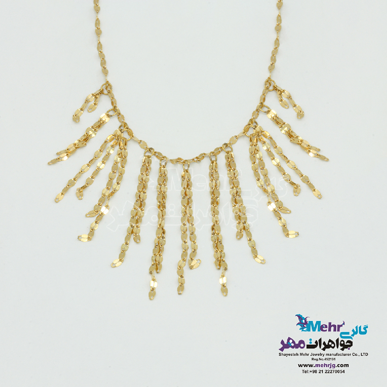 گردنبند طلا - طرح استار