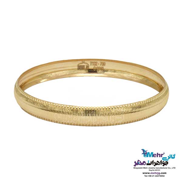 النگو طلا دست اول کم اجرت - طرح تراش سایز 2