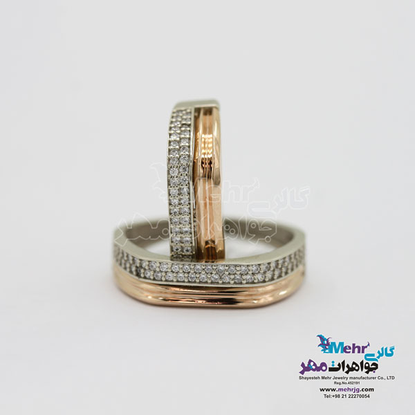 حلقه ست طلا - طرح رینگ