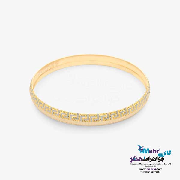 النگو طلا دست اول کم اجرت - طرح تراش سایز 3