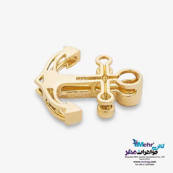 آویز طلا - طرح لنگر