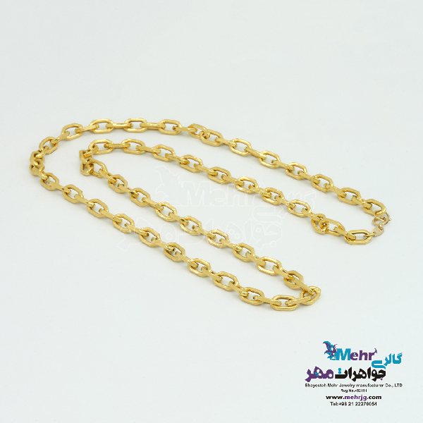 زنجیر طلا - طرح دیپلمات طول 40 سانتی‌متر
