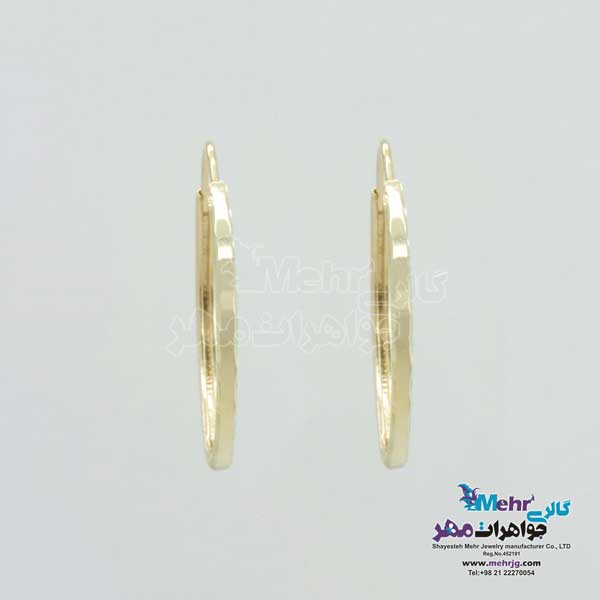 گوشواره طلا - طرح لوزی