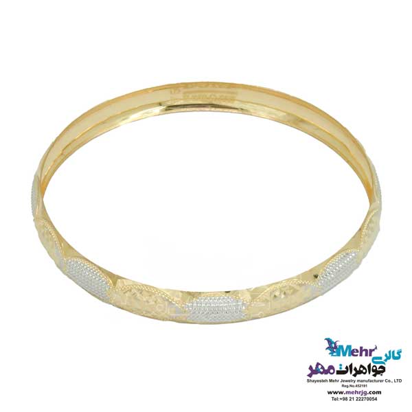 النگو طلا دست اول کم اجرت - طرح تراش سایز 2