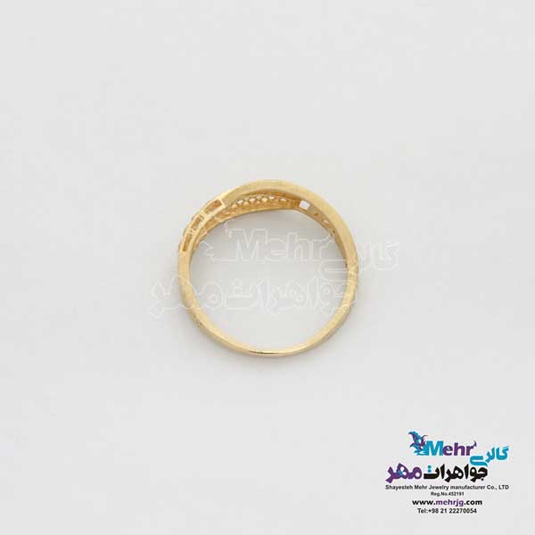 انگشتر طلا - طرح توری
