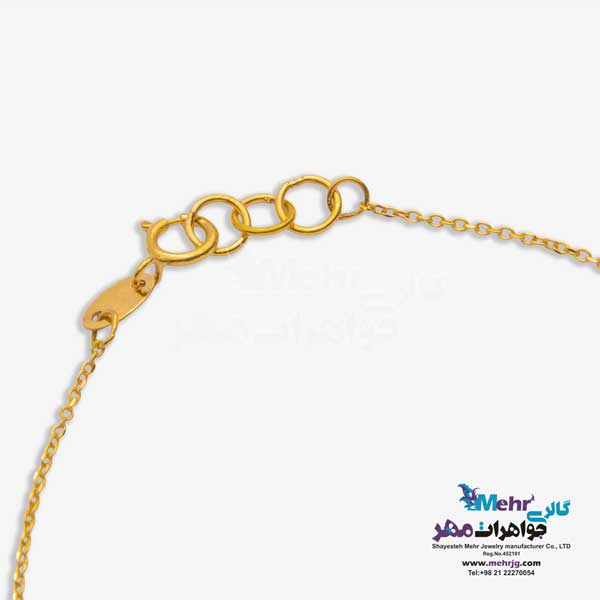 دستبند طلا دست اول کم اجرت - طرح قلب