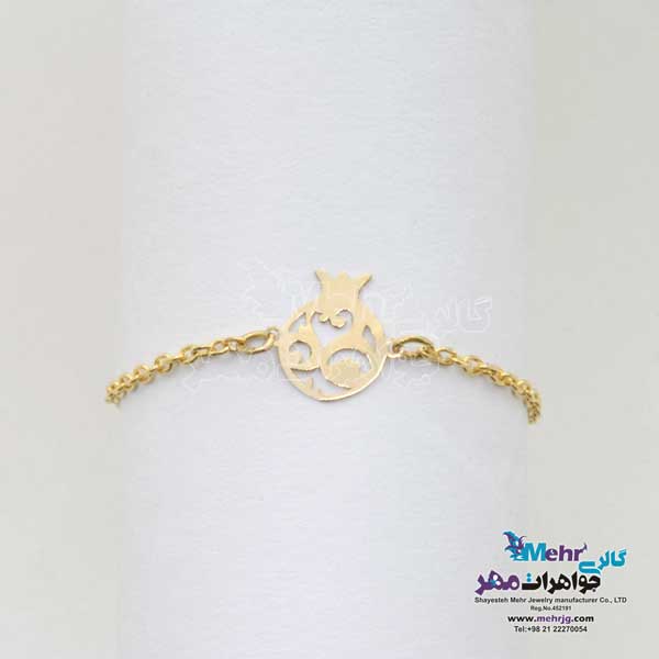 انگشتر طلا - طرح انار