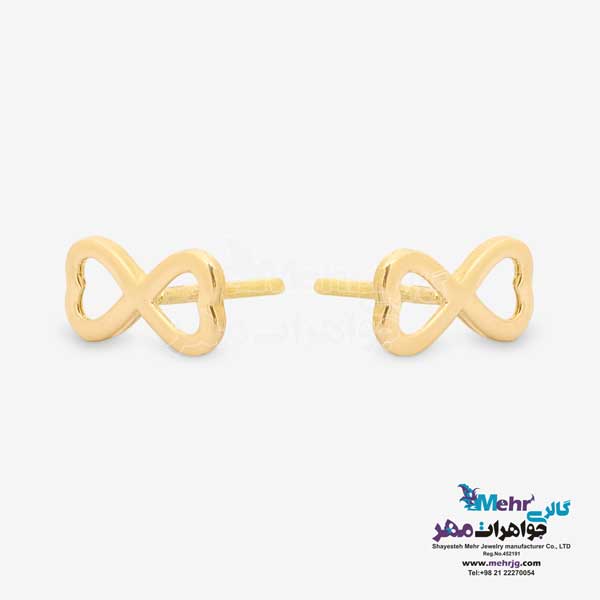 گوشواره طلا - طرح پاپیون