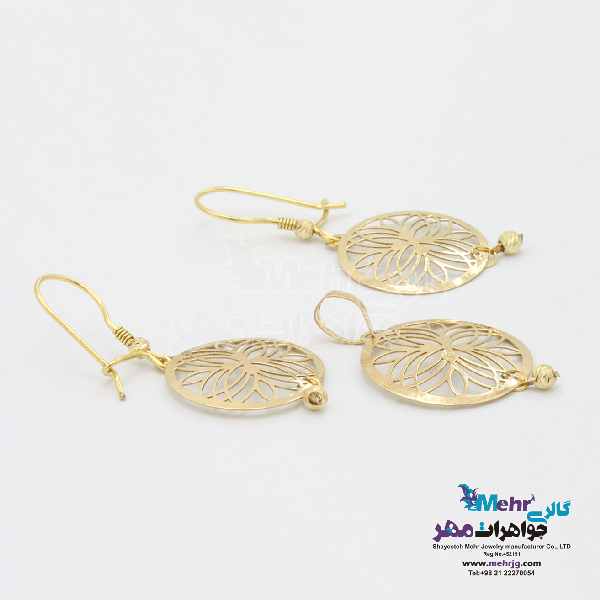 نیم ست طلا - طرح اسلیمی