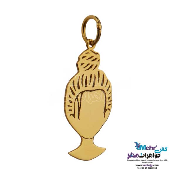 گردنبند طلا دست اول کم اجرت - طرح گیسو