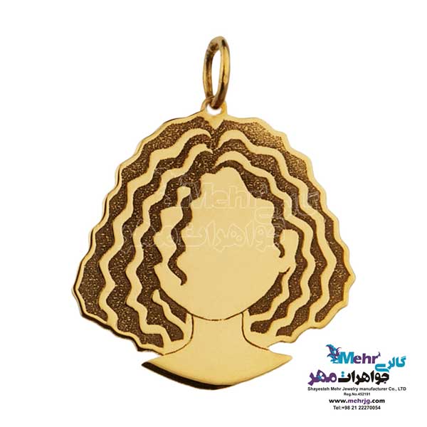گردنبند طلا دست اول کم اجرت - طرح گیسو