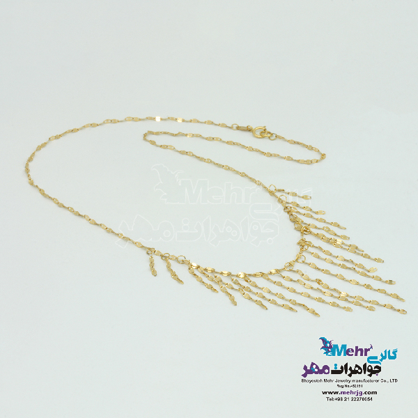 گردنبند طلا - طرح استار