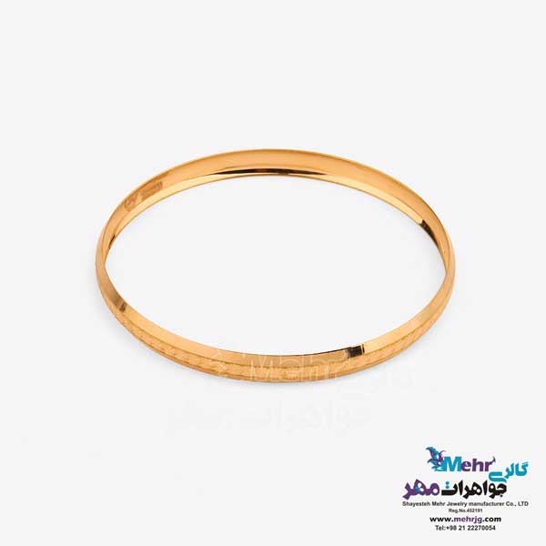 النگو طلا دست اول کم اجرت - طرح تراش سایز 2