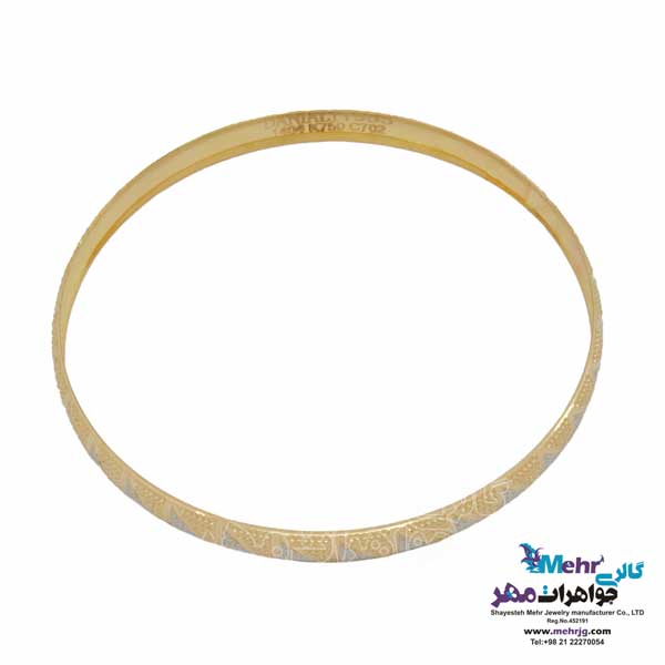 النگو طلا دست اول کم اجرت - طرح تراش سایز 3