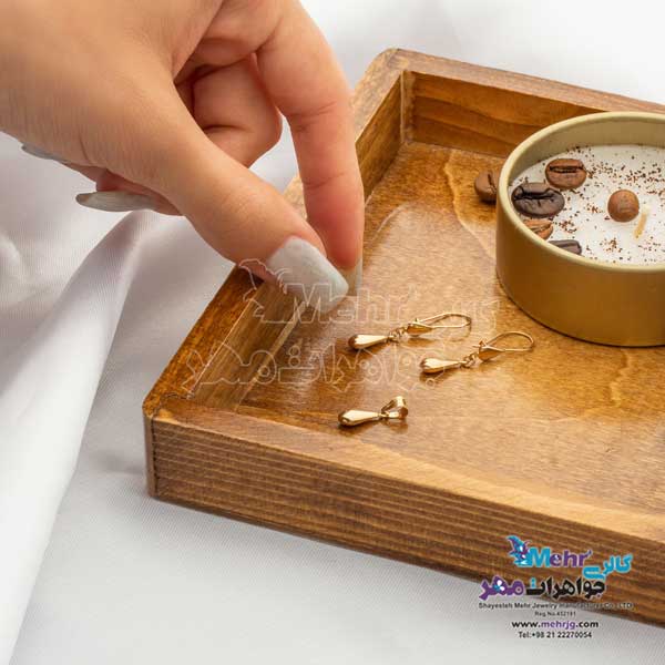 نیم ست طلا - طرح قطره