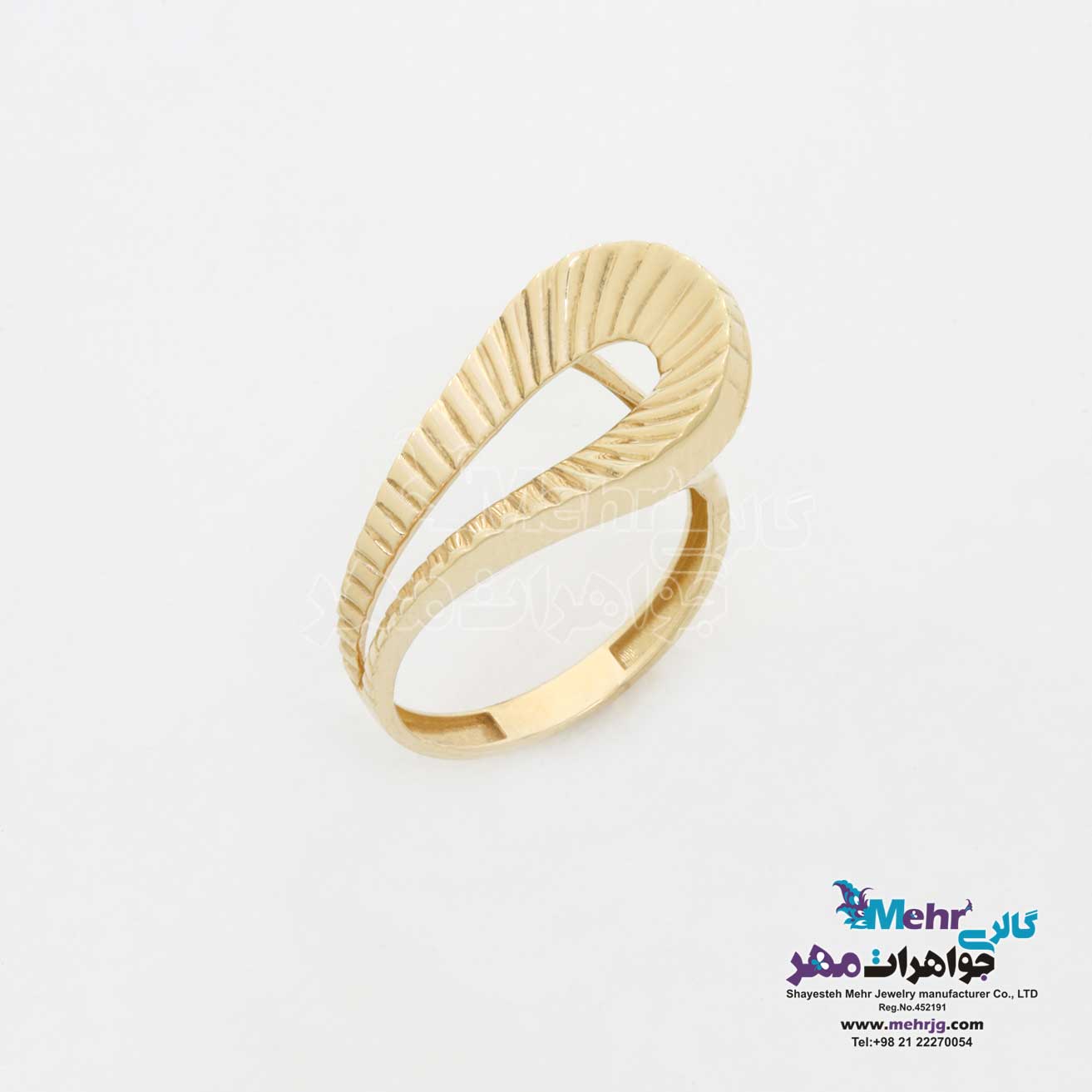 انگشتر طلا - طرح هرمس