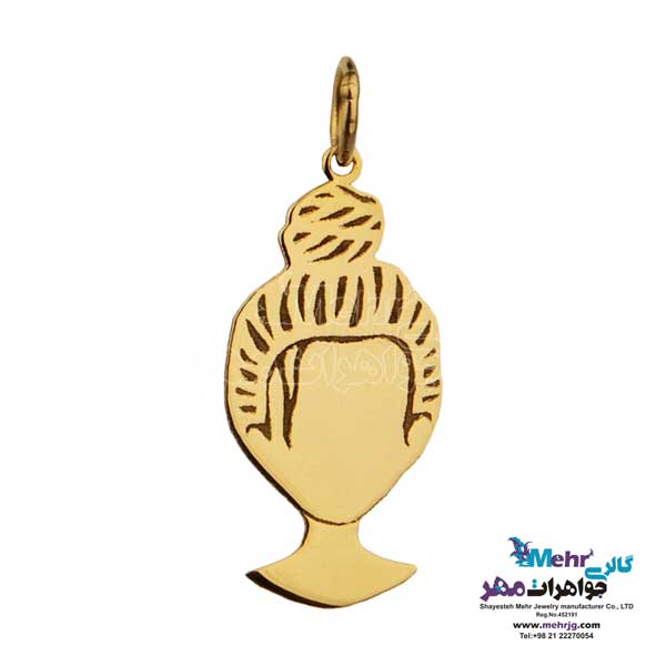 گردنبند طلا دست اول کم اجرت - طرح گیسو