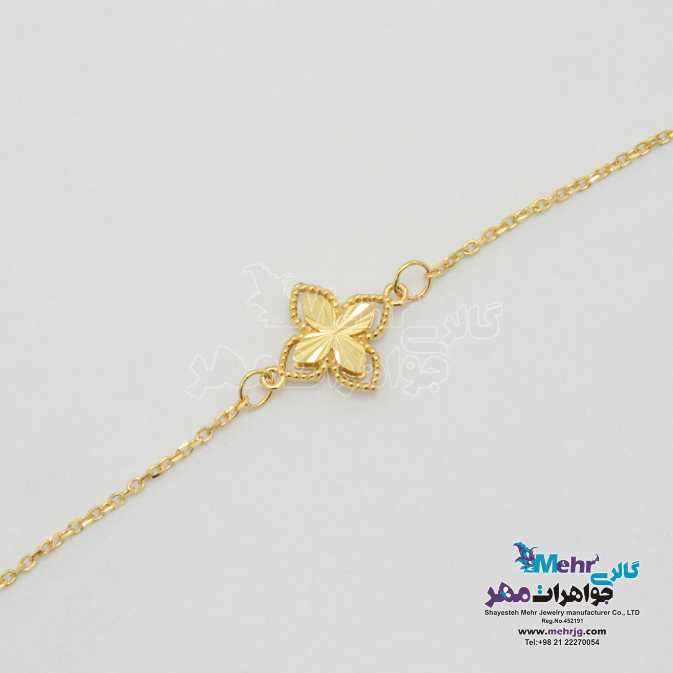 دستبند طلا - طرح روبرتو