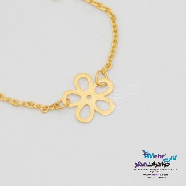 انگشتر طلا - طرح گل