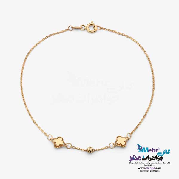 دستبند طلا - طرح ونکلیف تراش