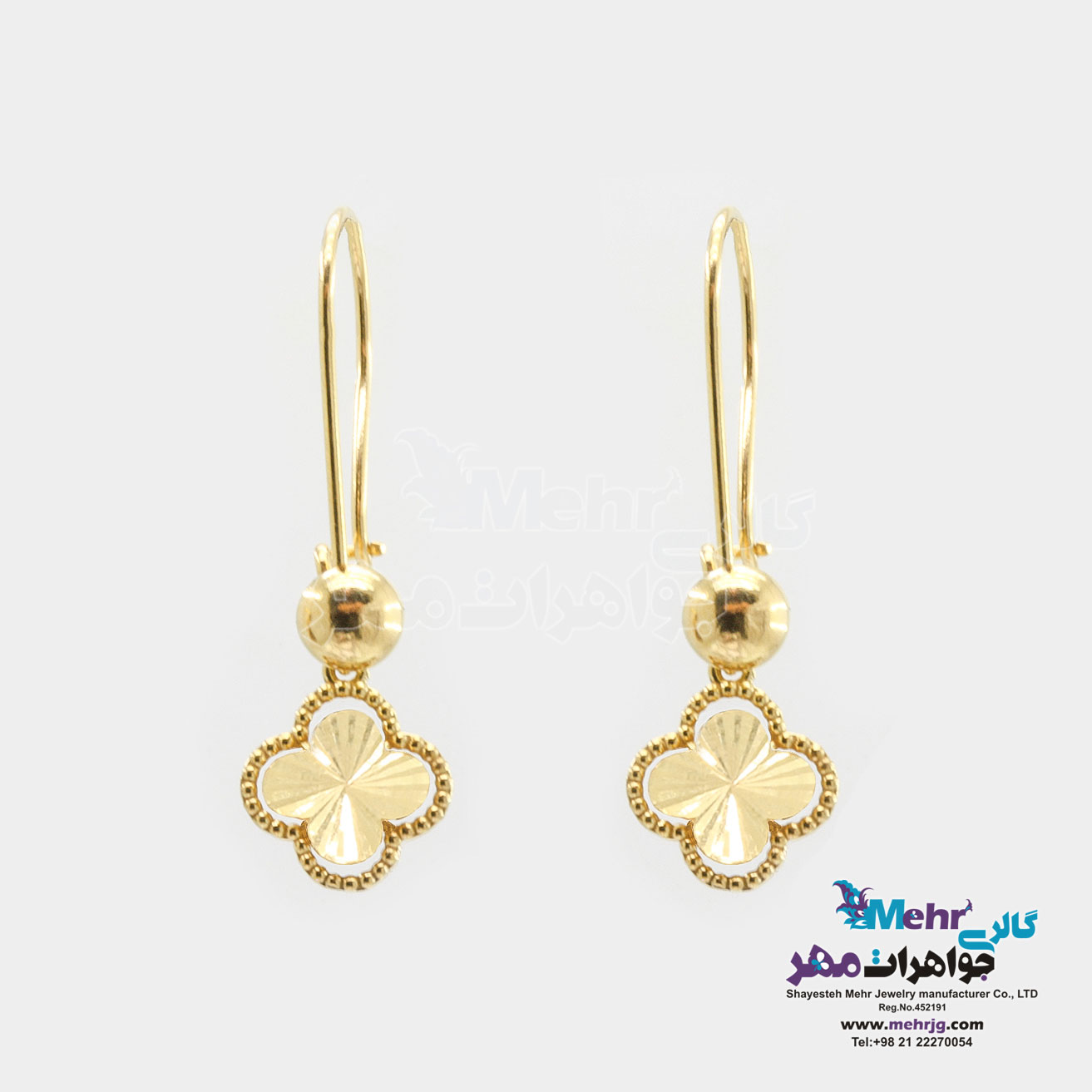 گوشواره طلا - طرح ونکلیف