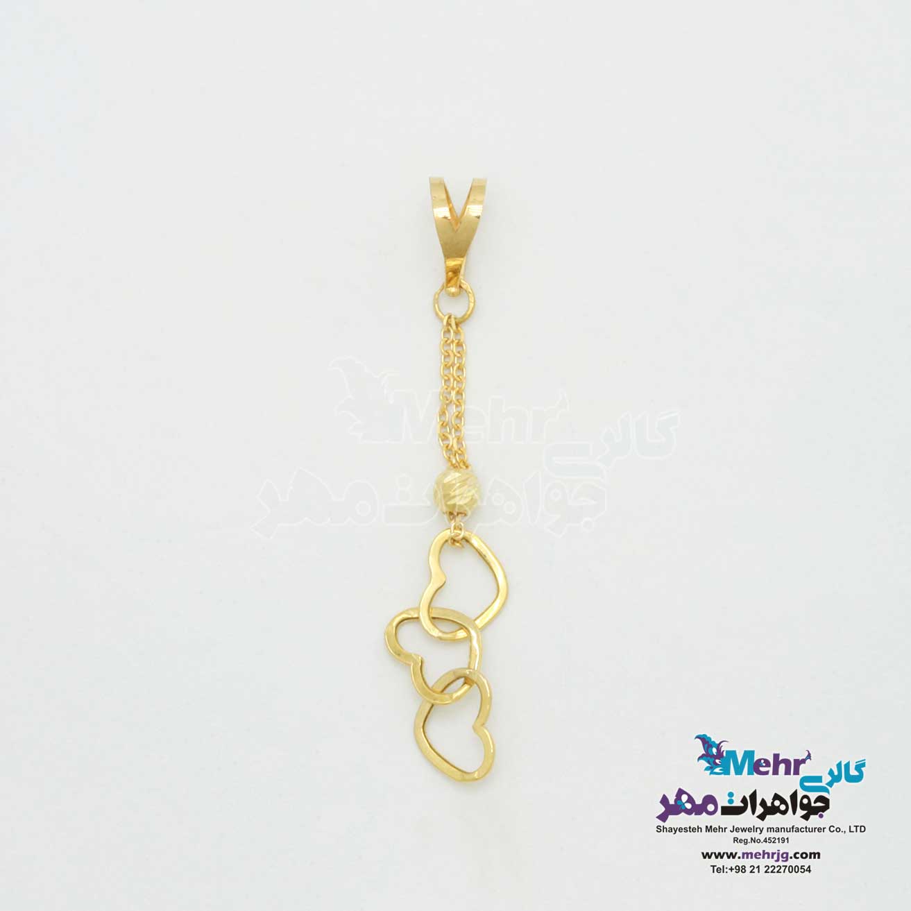 اویز طلا - طرح قلب