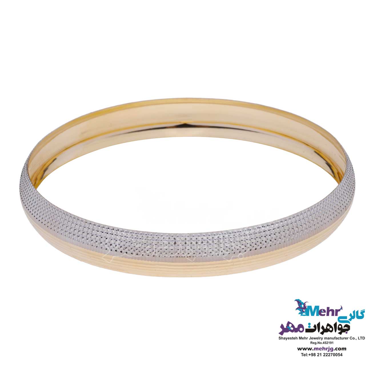 النگو طلا دست اول کم اجرت - طرح تراش سایز 2