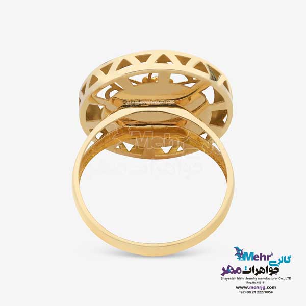 انگشتر طلا - طرح ورساچه