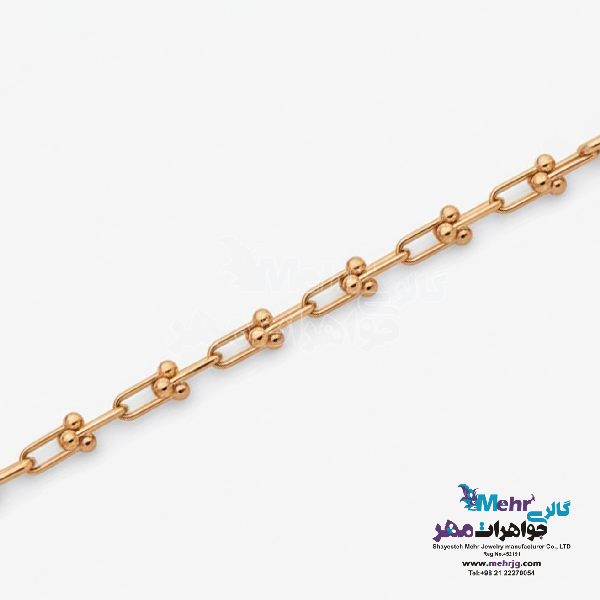 دستبند طلا - طرح تیفانی