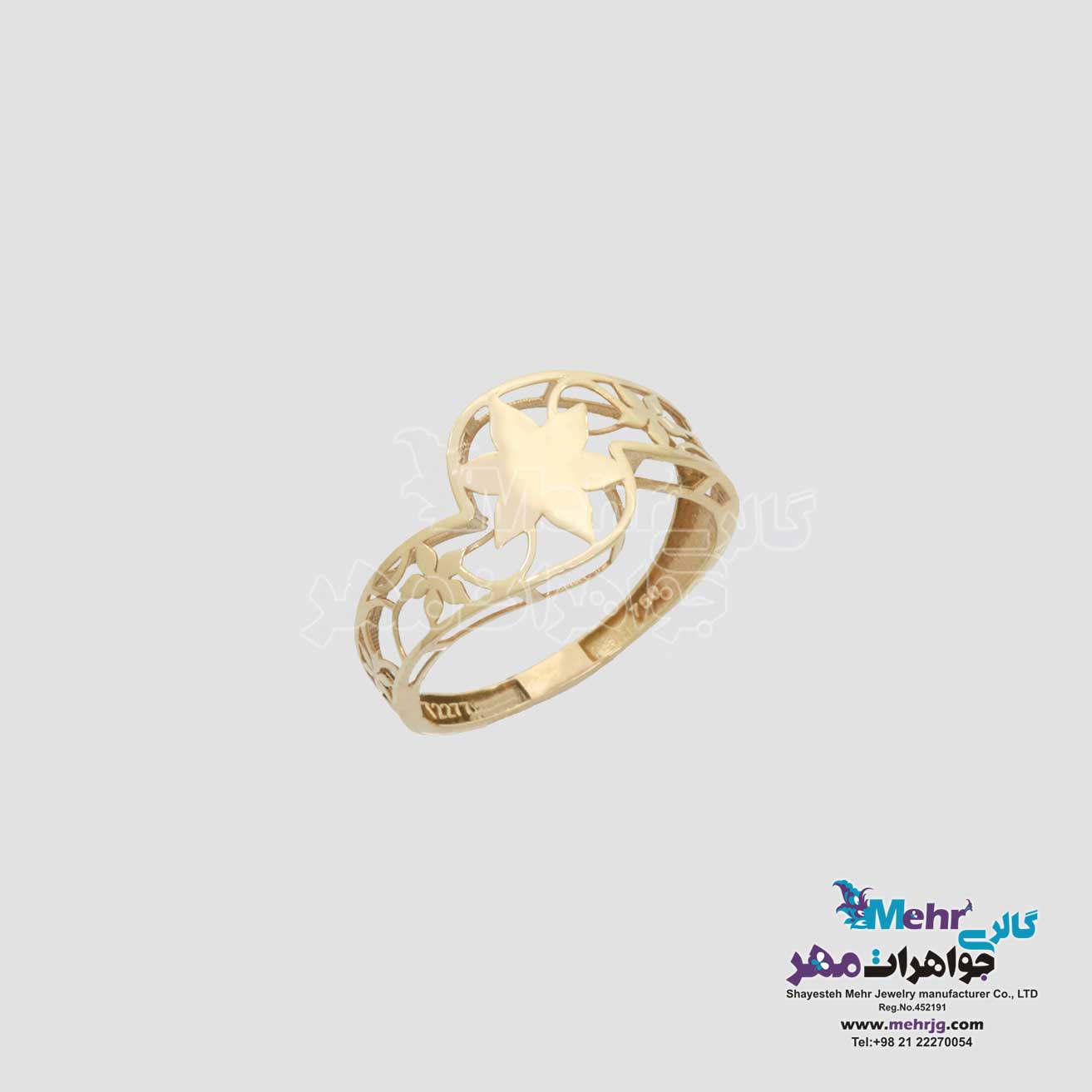 انگشتر طلا - طرح ستاره