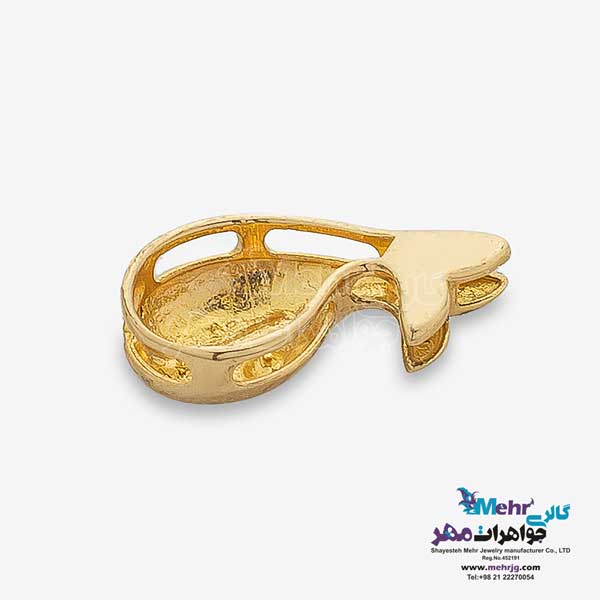 آویز طلا - طرح نهنگ