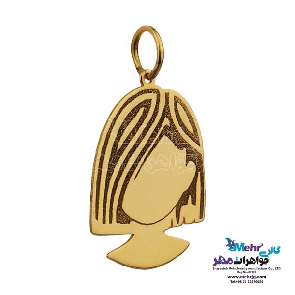 گردنبند طلا دست اول کم اجرت - طرح گیسو