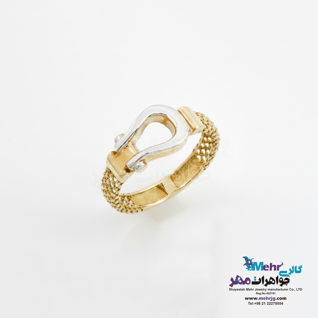 انگشتر طلا - طرح امگا